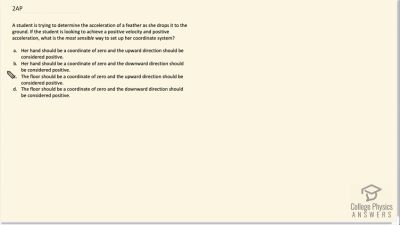 OpenStax College Physics Answers, Chapter 2, Problem 2 video poster image.