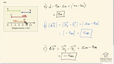 OpenStax College Physics Answers, Chapter 2, Problem 4 video poster image.
