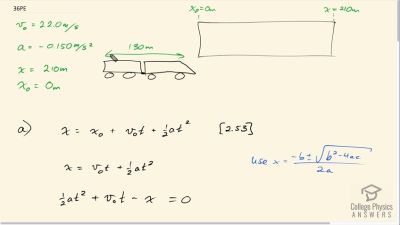 OpenStax College Physics Answers, Chapter 2, Problem 36 video poster image.