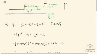 OpenStax College Physics Answers, Chapter 2, Problem 46 video poster image.