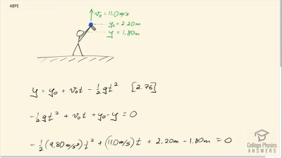 OpenStax College Physics Answers, Chapter 2, Problem 48 video poster image.