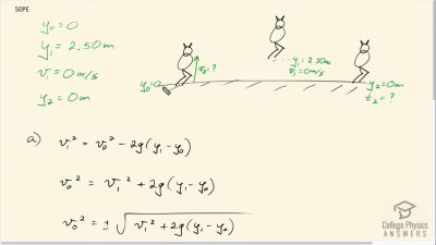 OpenStax College Physics Answers, Chapter 2, Problem 50 video poster image.