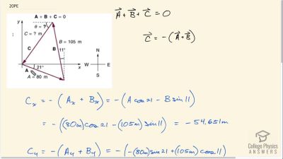 OpenStax College Physics Answers, Chapter 3, Problem 20 video poster image.