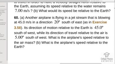 OpenStax College Physics Answers, Chapter 3, Problem 60 video poster image.