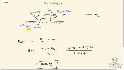 OpenStax College Physics Answers, Chapter 4, Problem 24 video poster image.