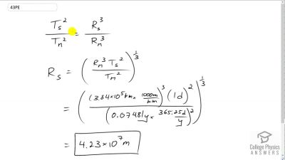 OpenStax College Physics Answers, Chapter 6, Problem 43 video poster image.