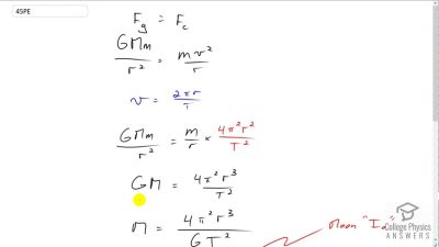 OpenStax College Physics Answers, Chapter 6, Problem 45 video poster image.
