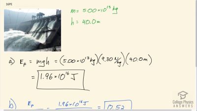 OpenStax College Physics Answers, Chapter 7, Problem 16 video poster image.
