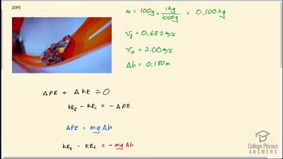 OpenStax College Physics Answers, Chapter 7, Problem 20 video poster image.