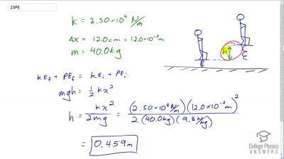 OpenStax College Physics Answers, Chapter 7, Problem 23 video poster image.