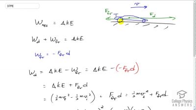 OpenStax College Physics Answers, Chapter 7, Problem 37 video poster image.