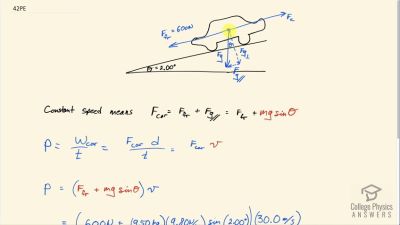 OpenStax College Physics Answers, Chapter 7, Problem 42 video poster image.