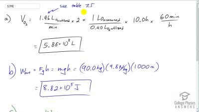 OpenStax College Physics Answers, Chapter 7, Problem 57 video poster image.