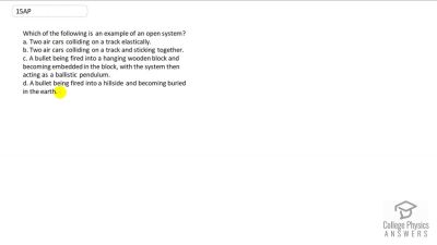 OpenStax College Physics Answers, Chapter 8, Problem 15 video poster image.
