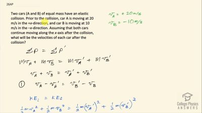 OpenStax College Physics Answers, Chapter 8, Problem 26 video poster image.