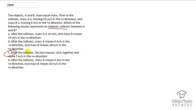 OpenStax College Physics Answers, Chapter 8, Problem 29 video poster image.