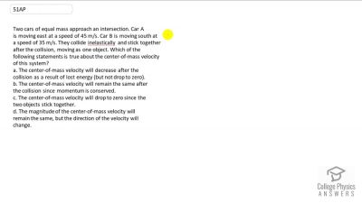 OpenStax College Physics Answers, Chapter 8, Problem 51 video poster image.