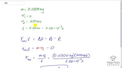 OpenStax College Physics Answers, Chapter 8, Problem 7 video poster image.
