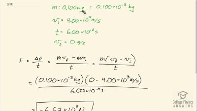 OpenStax College Physics Answers, Chapter 8, Problem 12 video poster image.