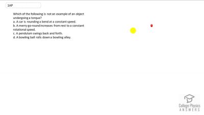 OpenStax College Physics Answers, Chapter 9, Problem 1 video poster image.