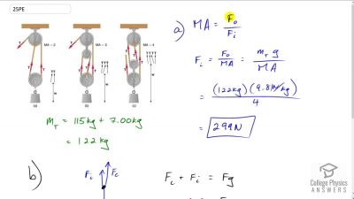 OpenStax College Physics Answers, Chapter 9, Problem 25 video poster image.
