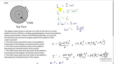 OpenStax College Physics Answers, Chapter 10, Problem 15 video poster image.