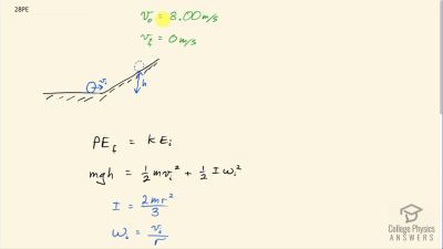 OpenStax College Physics Answers, Chapter 10, Problem 28 video poster image.