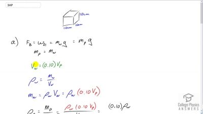 OpenStax College Physics Answers, Chapter 11, Problem 3 video poster image.
