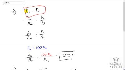 OpenStax College Physics Answers, Chapter 11, Problem 27 video poster image.