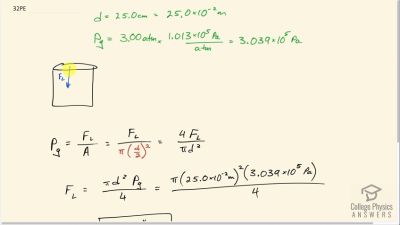 OpenStax College Physics Answers, Chapter 11, Problem 32 video poster image.