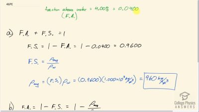 OpenStax College Physics Answers, Chapter 11, Problem 46 video poster image.