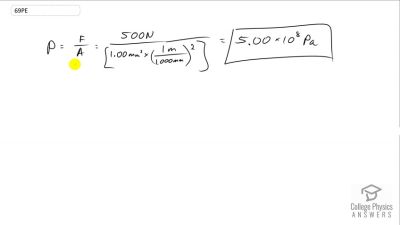 OpenStax College Physics Answers, Chapter 11, Problem 69 video poster image.