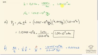 OpenStax College Physics Answers, Chapter 11, Problem 82 video poster image.
