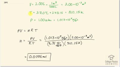 OpenStax College Physics Answers, Chapter 13, Problem 28 video poster image.