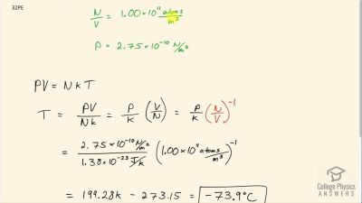 OpenStax College Physics Answers, Chapter 13, Problem 32 video poster image.
