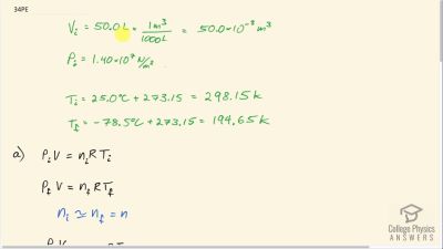 OpenStax College Physics Answers, Chapter 13, Problem 34 video poster image.