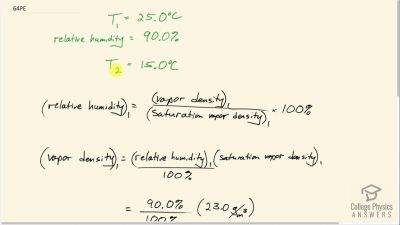 OpenStax College Physics Answers, Chapter 13, Problem 64 video poster image.