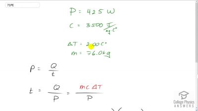 OpenStax College Physics Answers, Chapter 14, Problem 71 video poster image.