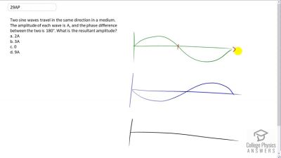 OpenStax College Physics Answers, Chapter 16, Problem 29 video poster image.