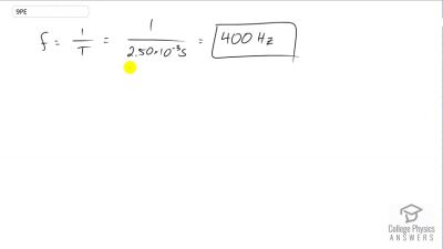 OpenStax College Physics Answers, Chapter 16, Problem 9 video poster image.