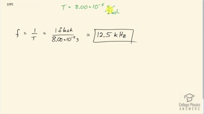 OpenStax College Physics Answers, Chapter 16, Problem 10 video poster image.