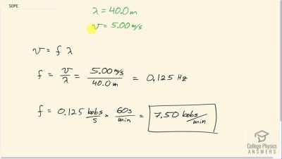 OpenStax College Physics Answers, Chapter 16, Problem 50 video poster image.