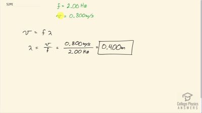 OpenStax College Physics Answers, Chapter 16, Problem 52 video poster image.