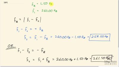 OpenStax College Physics Answers, Chapter 16, Problem 58 video poster image.