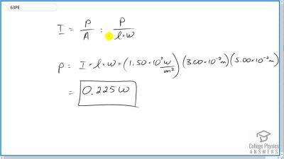 OpenStax College Physics Answers, Chapter 16, Problem 63 video poster image.