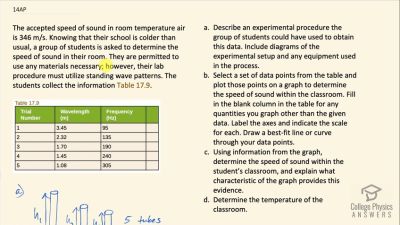 OpenStax College Physics Answers, Chapter 17, Problem 14 video poster image.