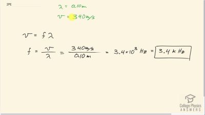 OpenStax College Physics Answers, Chapter 17, Problem 2 video poster image.