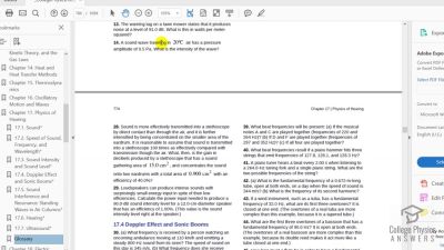 OpenStax College Physics Answers, Chapter 17, Problem 13 video poster image.