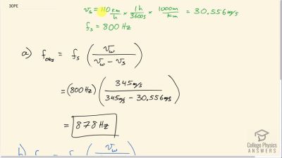 OpenStax College Physics Answers, Chapter 17, Problem 30 video poster image.