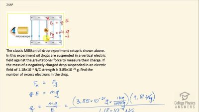 OpenStax College Physics Answers, Chapter 18, Problem 24 video poster image.